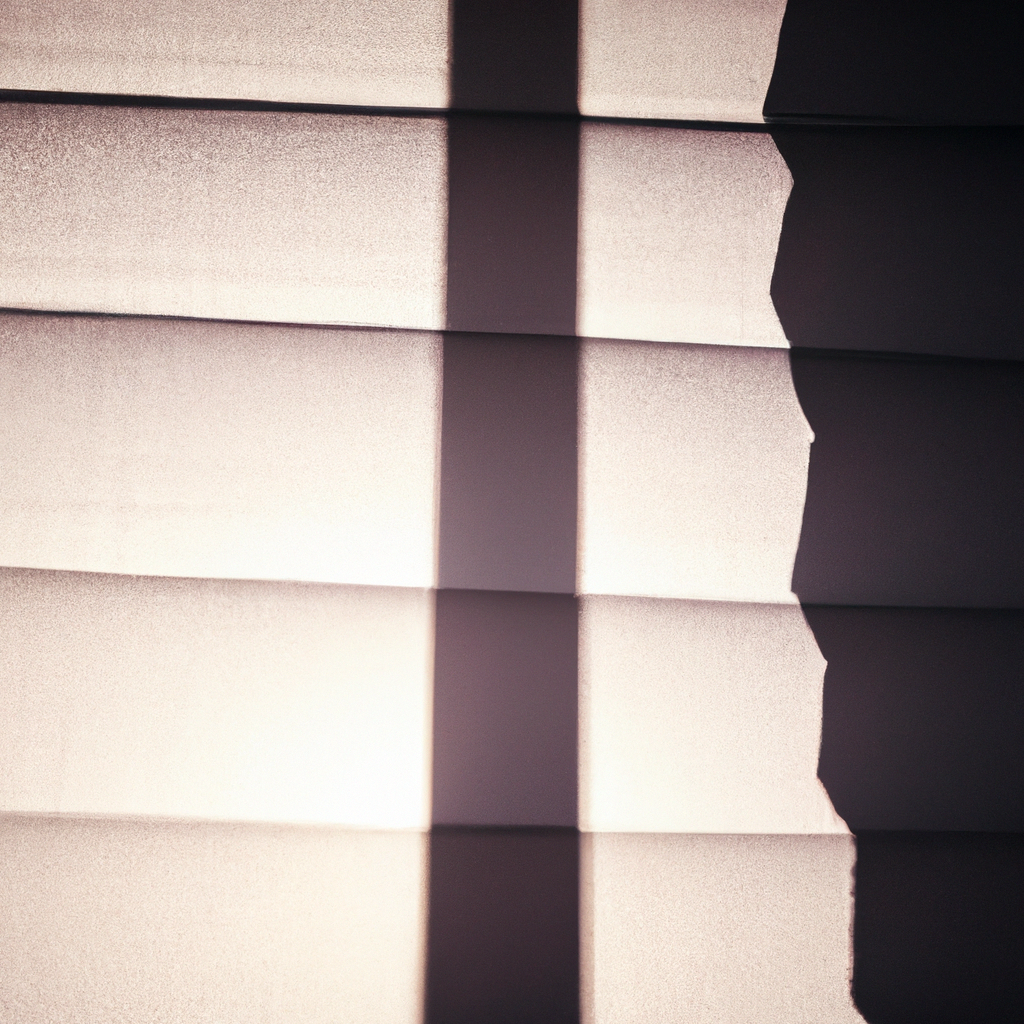 障子を透過する朝日の光、柔らかなグラデーション